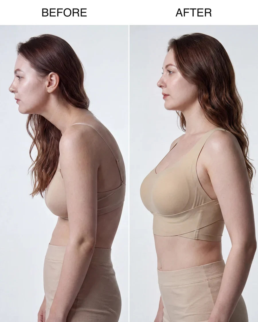 Nauriva - Sujetador sin aros con soporte postural